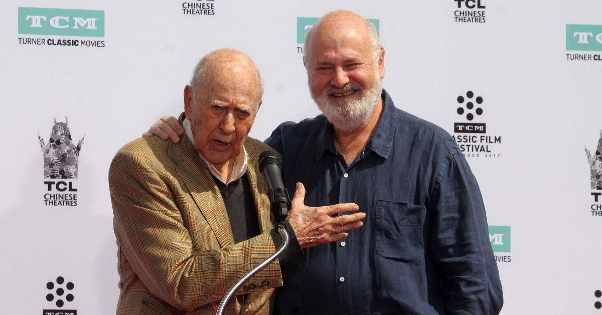 exclusive-rob-reiner-heart-wrenching-family-home-movie-with-father-carl-1767725518140 Photo of Carl and Rob Reiner