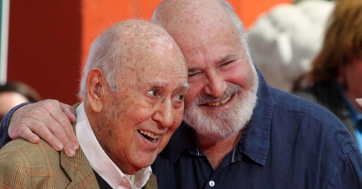 exclusive-rob-reiner-heart-wrenching-family-home-movie-with-father-carl-1767725937459 Photo of Carl and Rob Reiner