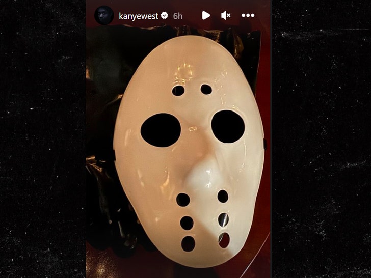 kanye west hockey mask