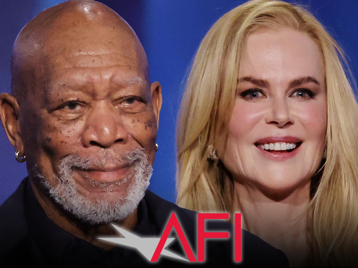Morgan Freeman Nicole Kidman AFI Life Achievement Award