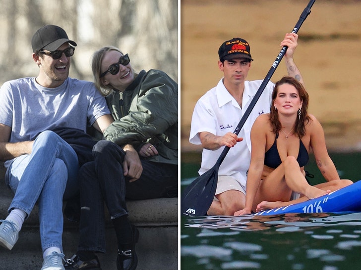 Joe Jona sophie turner with new partners