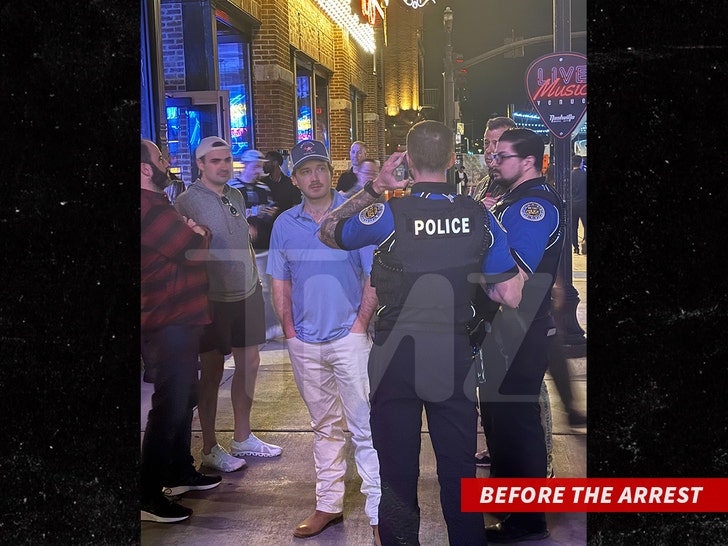 Morgan Wallen right before his arrest