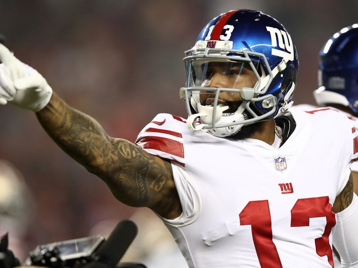 Odell Beckham Jr. On The Field