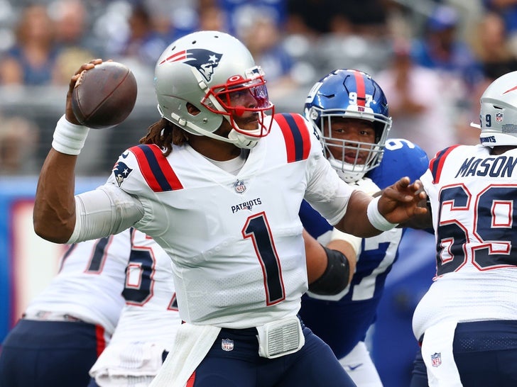 Cam Newton On The Field