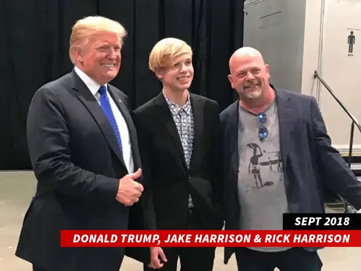 fc1b2997bddd4bf496e09e8939619ca2_md Donald Trump, Jake Harrison and Rick Harrison