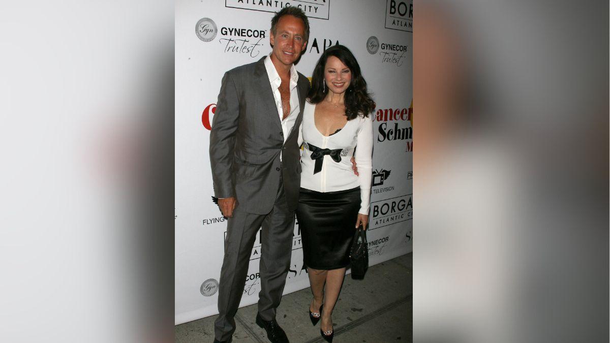 Photo of Fran Drescher and Peter Marc Jacobson