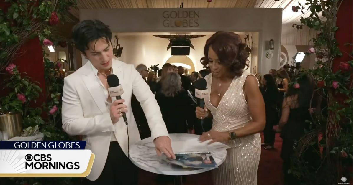 Photo of Hudson Williams and Gayle King