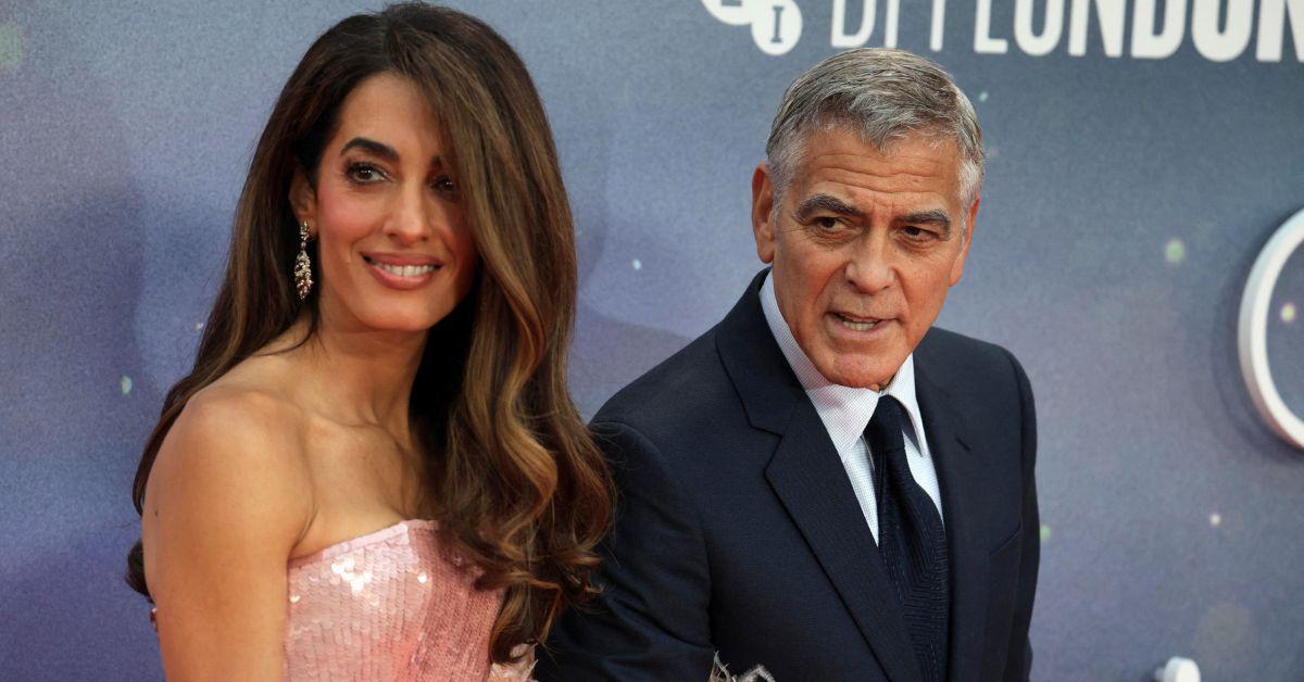 Photo of George and Amal Clooney