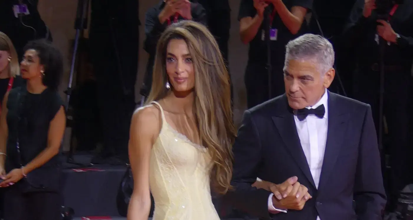 Photo of George and Amal Clooney