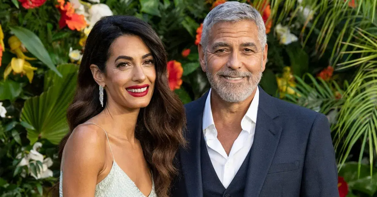 Photo of George and Amal Clooney