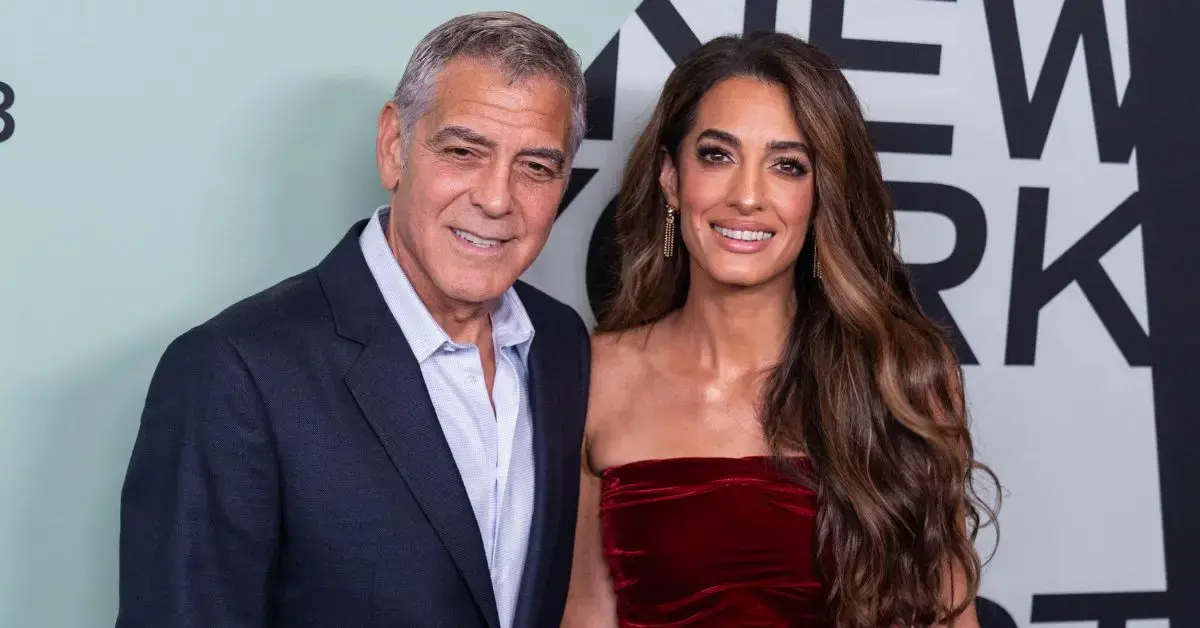 Photo of George and Amal Clooney