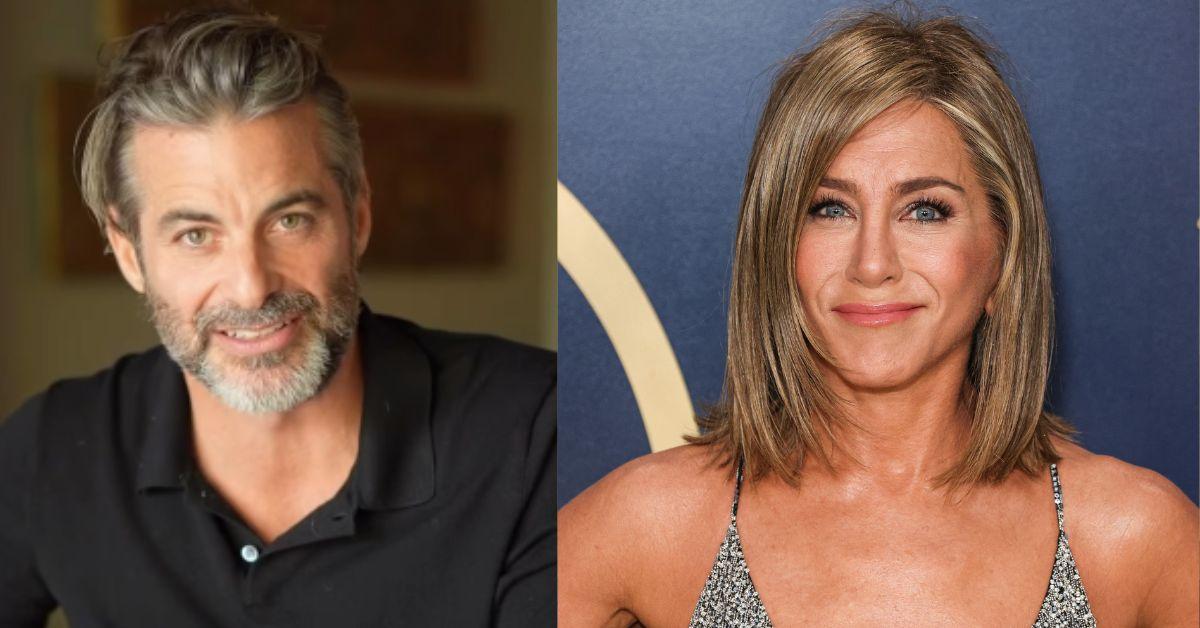 At an event, Jim Curtis joined Jennifer Aniston for their first red-carpet appearance.