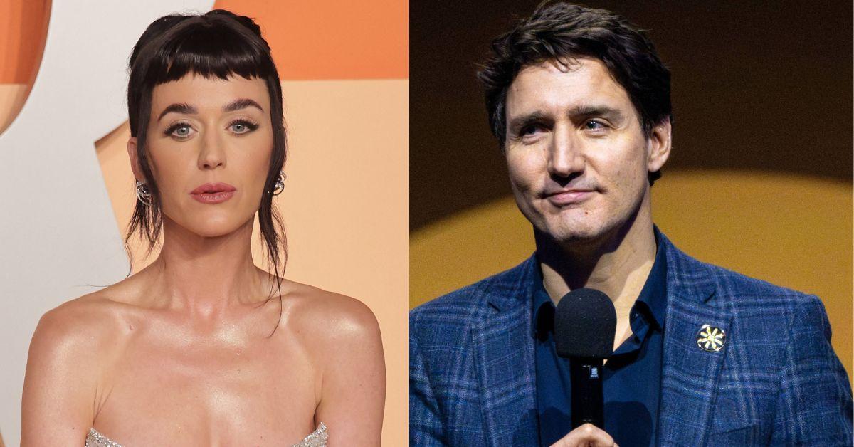picture of Katy Perry and Justin Trudeau
