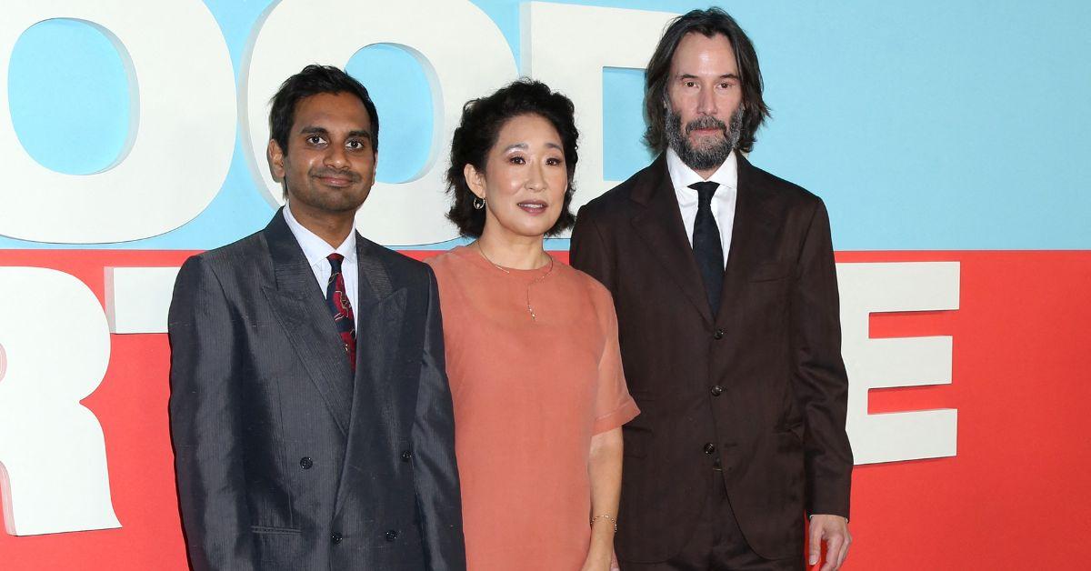 Photo of Aziz Ansari, Sandra Oh, Keanu Reeves