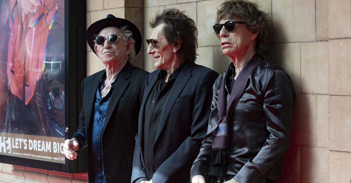 Photo of Mick Jagger, Keith Richards and Ronnie Wood