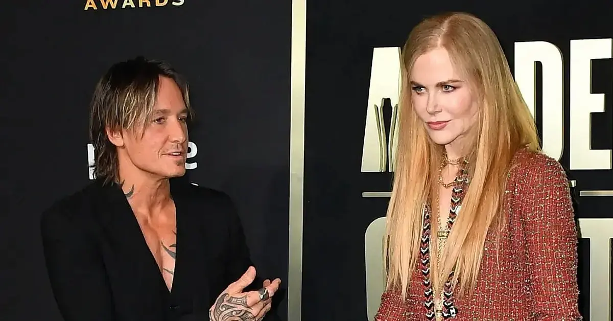 Split photo of Nicole Kidman and Keith Urban