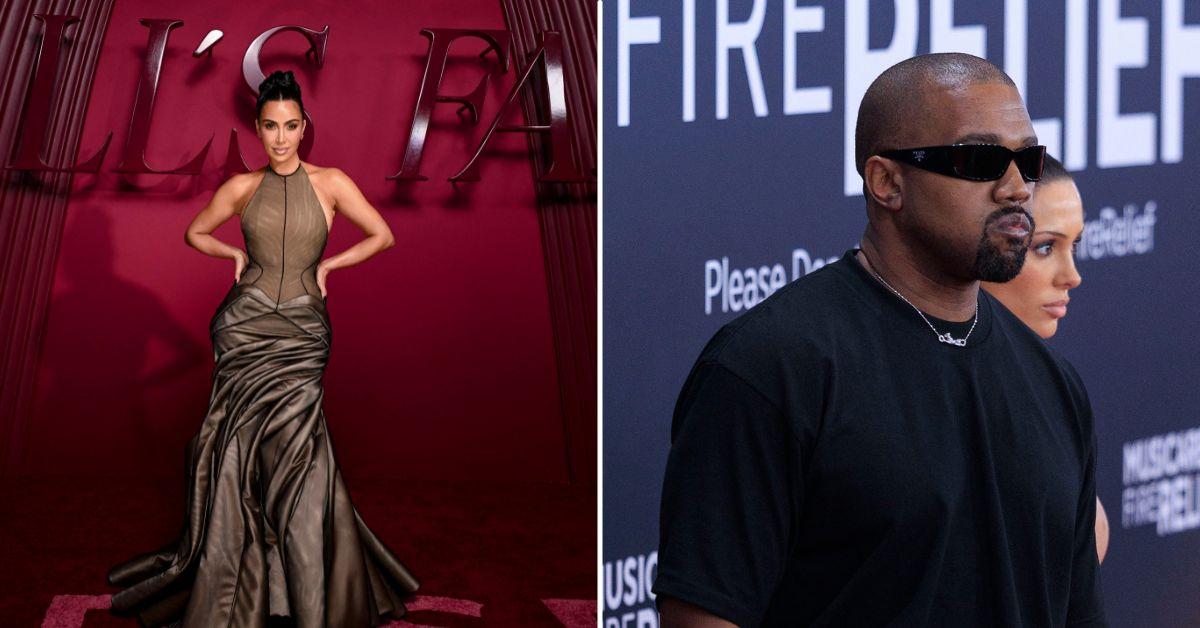 kim-kardashian-north-west-instagram-shut-down-3-1767710835106 Composite photo of Kim Kardashian, Kanye West, and Bianca Censori