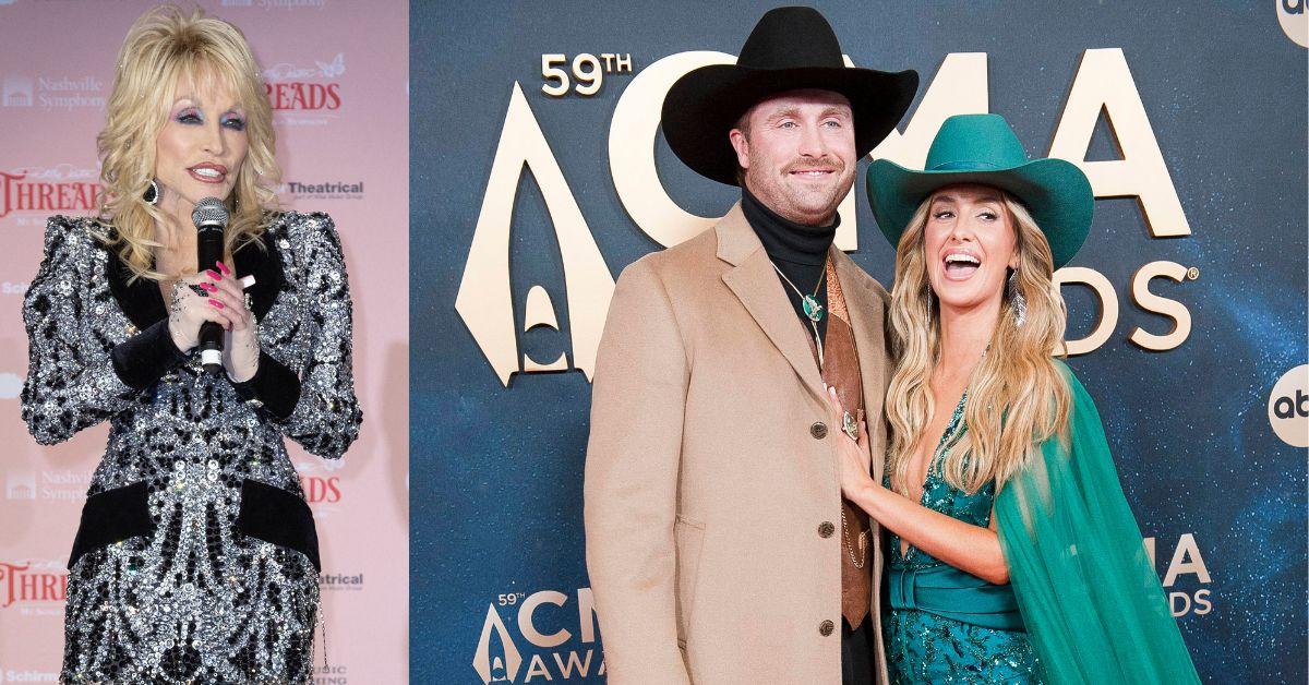 Photo of Dolly Parton, Lainey Wilson and Devlin Hodges