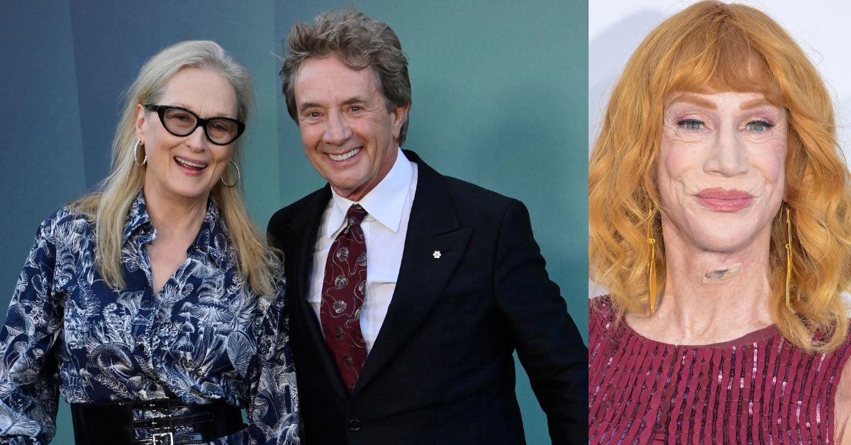 lovelorn-kathy-griffin-trawling-string-dating-apps-2-1766289757776 Joking about Marty Short and Meryl Streep, Griffin revealed she has gone on three dates since joining dating apps.