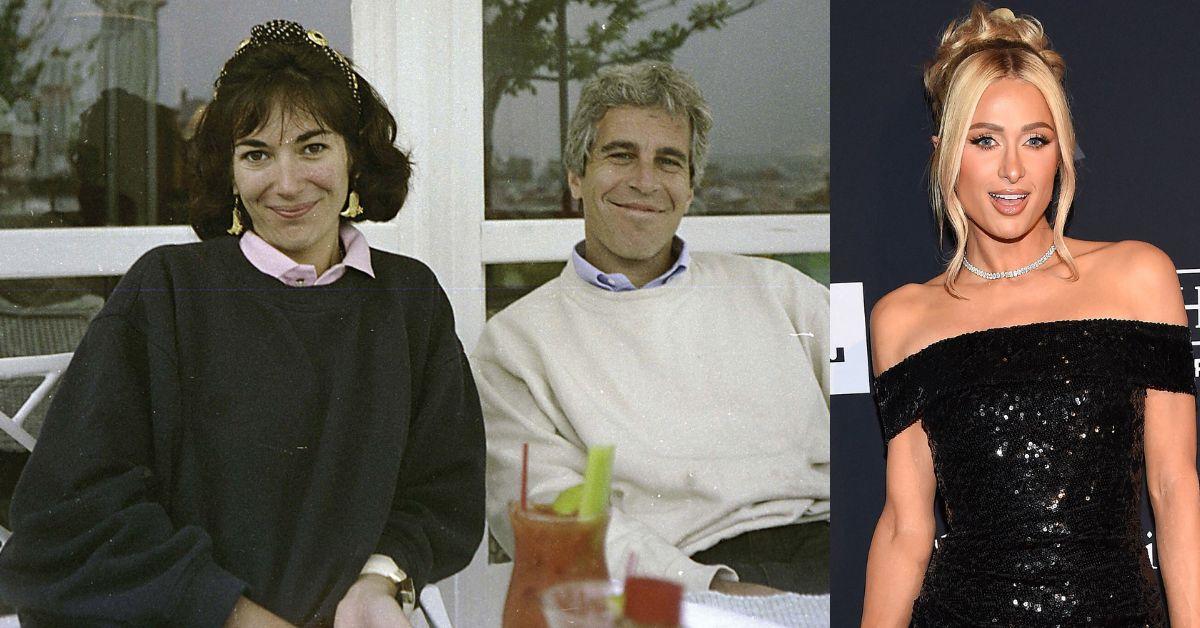 Photo of of Ghislaine Maxwel, Jeffrey Epstein, Paris Hilton