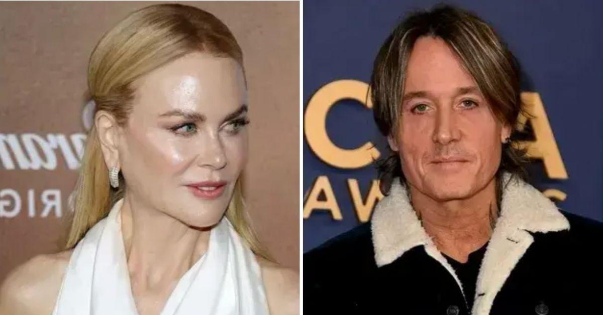Split photos of Nicole Kidman and Keith Urban