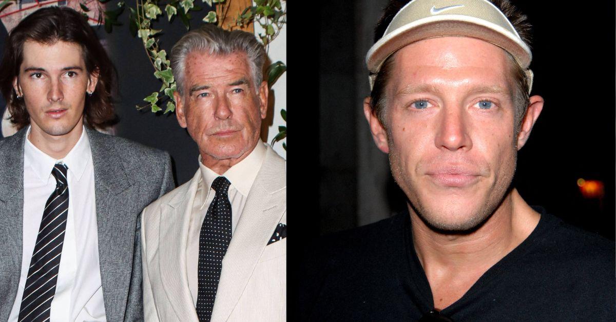 pierce brosnan reconnects late wife son after addiction chaos