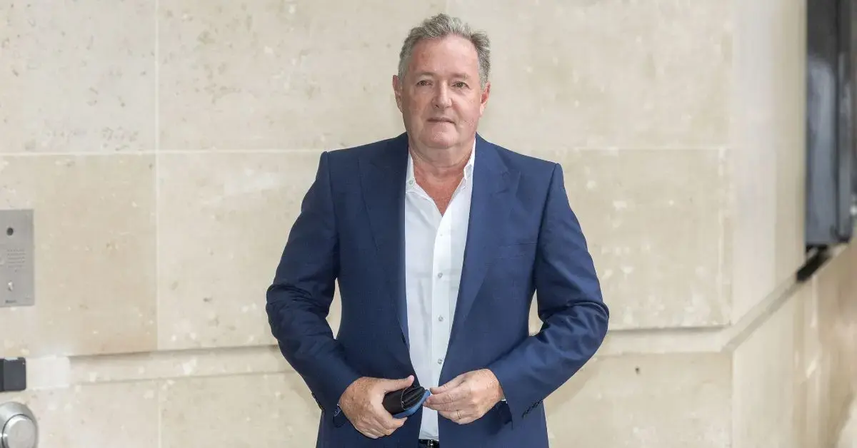 piers morgan hospitalized tripping restaurant shattering his femur