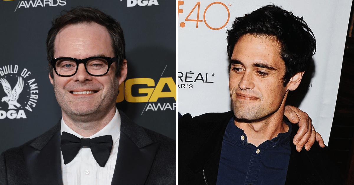 Split photo of Bill Hader, Nick Reiner