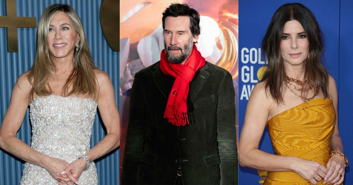 Jennifer Aniston and Keanu Reeves have supported Sandra Bullock since Bryan Randall's death in August 2023.