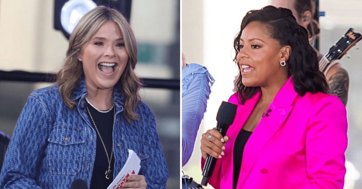 Split photo of Jenna Bush Hager, Sheinelle Jones