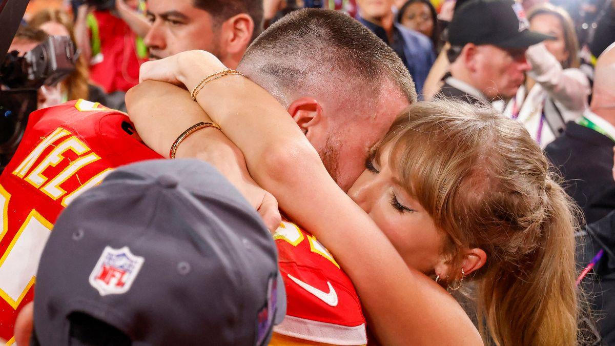 image of The song 'Wood' from Swift’s latest album sparked widespread social media chatter about Travis.