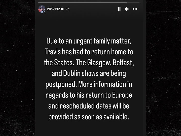 blink 182 insta story 1