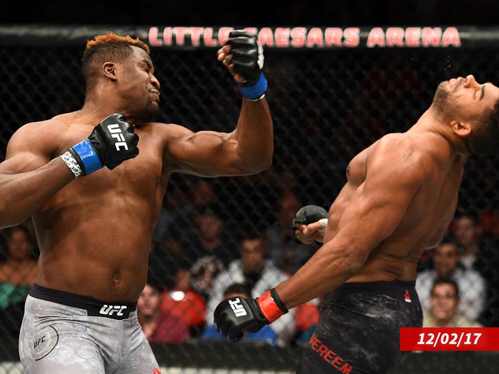 francis ngannou fighting