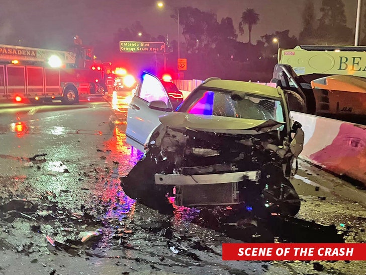 haley pullos from general hospital car crash Pasadena FD 2