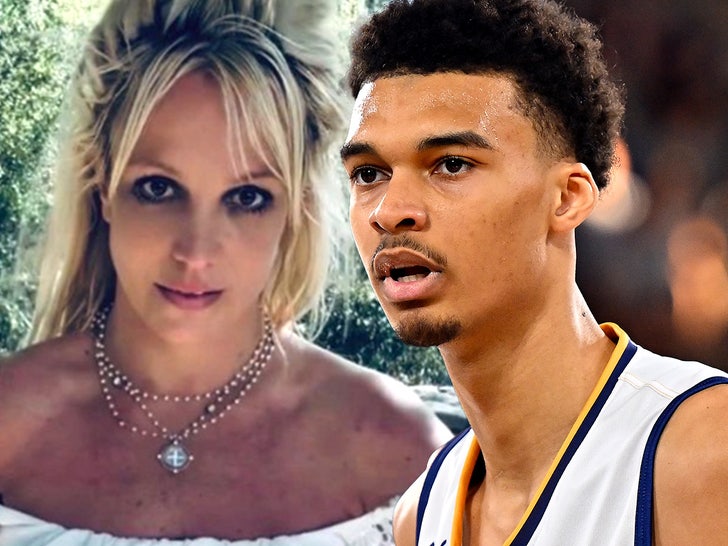 0707 britney spears victor wembanyama getty comp