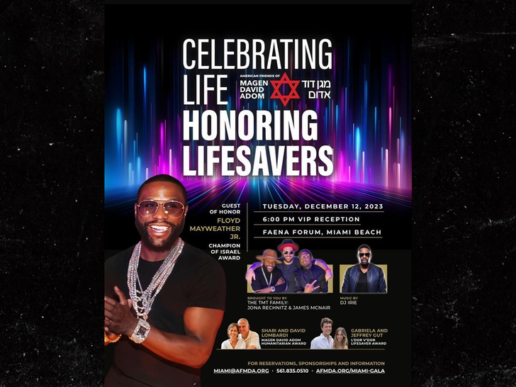 Floyd Mayweather Receives 'Champion Of Israel' Award