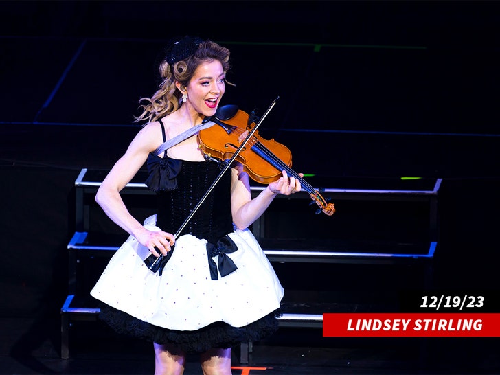 Lindsey Stirling performs onstage at Salle Pleyel getty 1