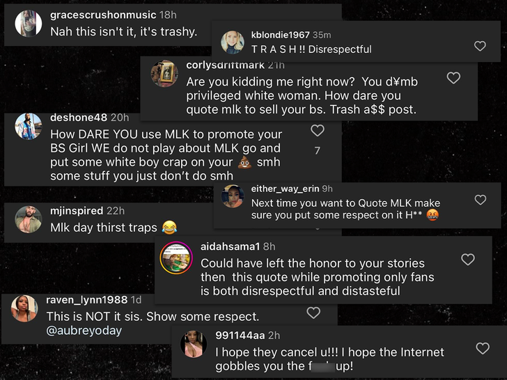 Aubrey O'Day comments