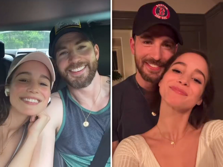 Chris Evans and Alba Baptista Together