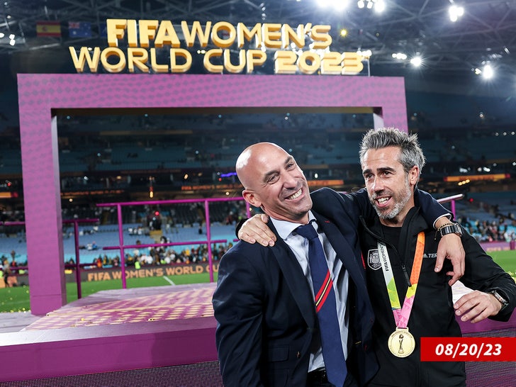 0905 Luis Rubiales Jorge Vilda getty