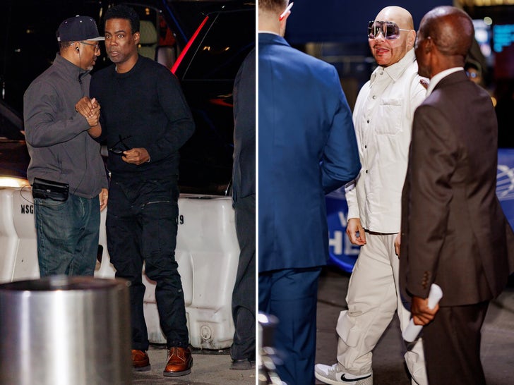 Stars At The Knicks Game