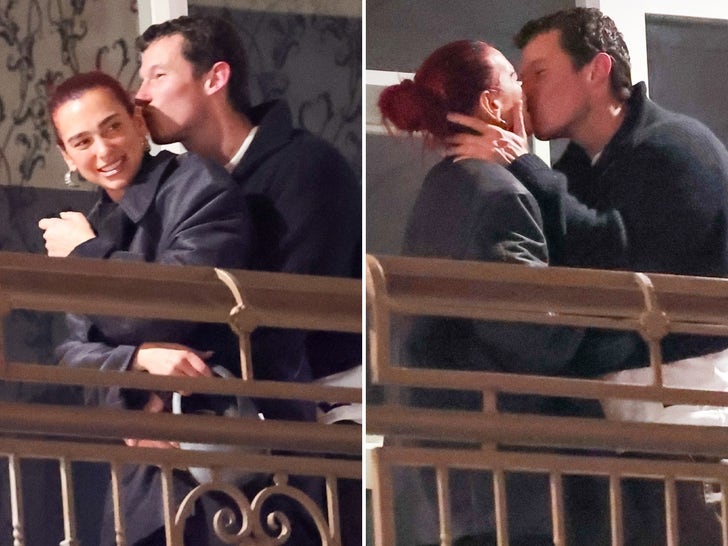 Dua Lipa Kisses Callum Turner During Sushi Date Night