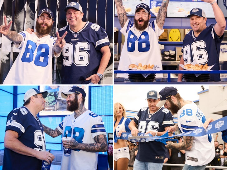 Cowboys-Themed Raising Canes Restaurant -- Event Photos