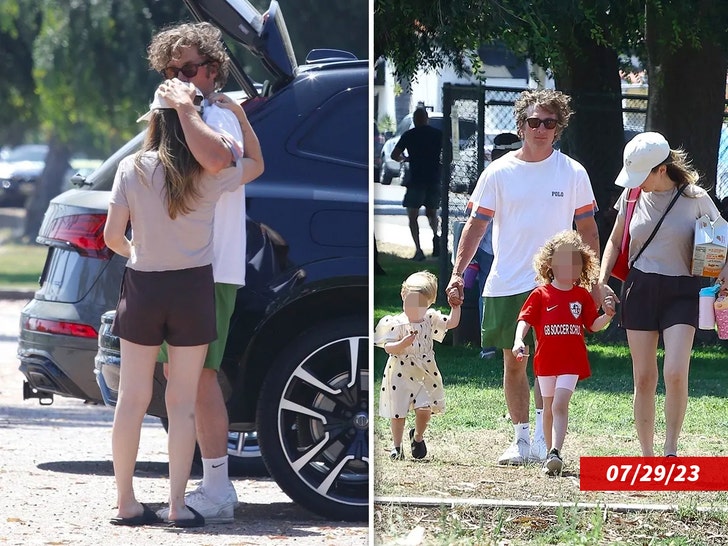Jeremy Allen White and Addison Timlin Unite at Daughter's Soccer Game