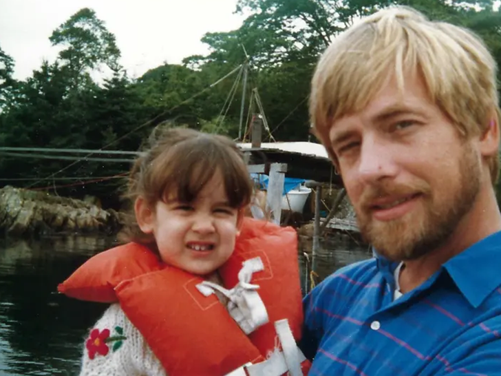 Tom Randele and daughter