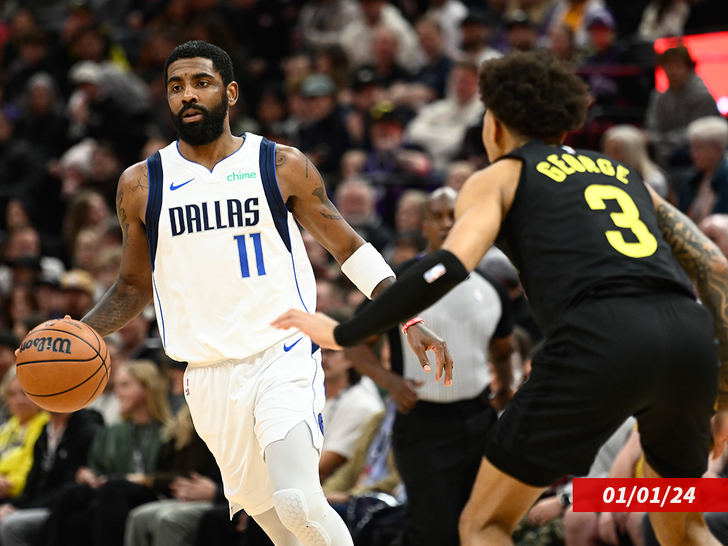 kyrie irving playing against the jazz on jan 1