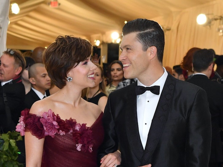 Scarlett Johansson and Colin Jost -- The Happy Couple