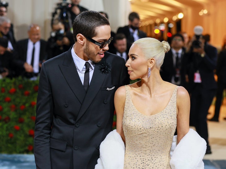 Kim Kardashian and Pete Davidson Arrive To The 2022 Met Gala