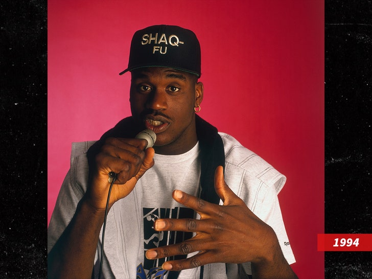 shaq rapping 1994 getty 1