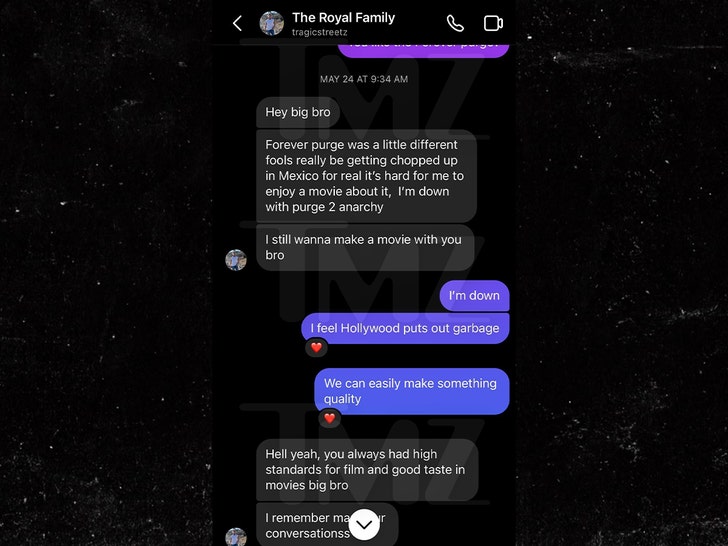 Sam Haskell Jr Text Messages tmz 1